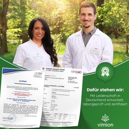 Vimion Gerstengras Kapseln | natürliches Nahrungsergänzungsmittel | 60 Tage